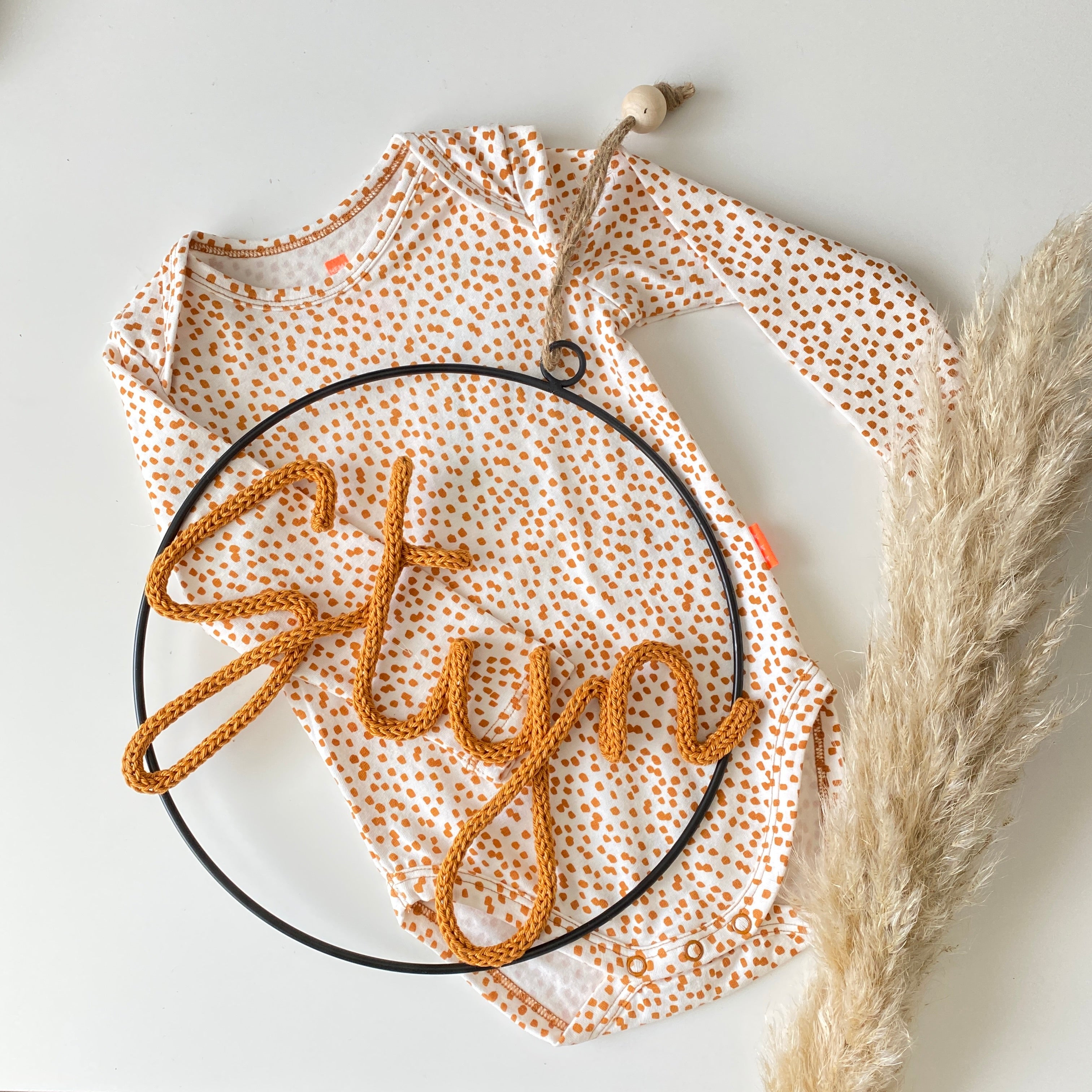 Wandhanger metaal met naam