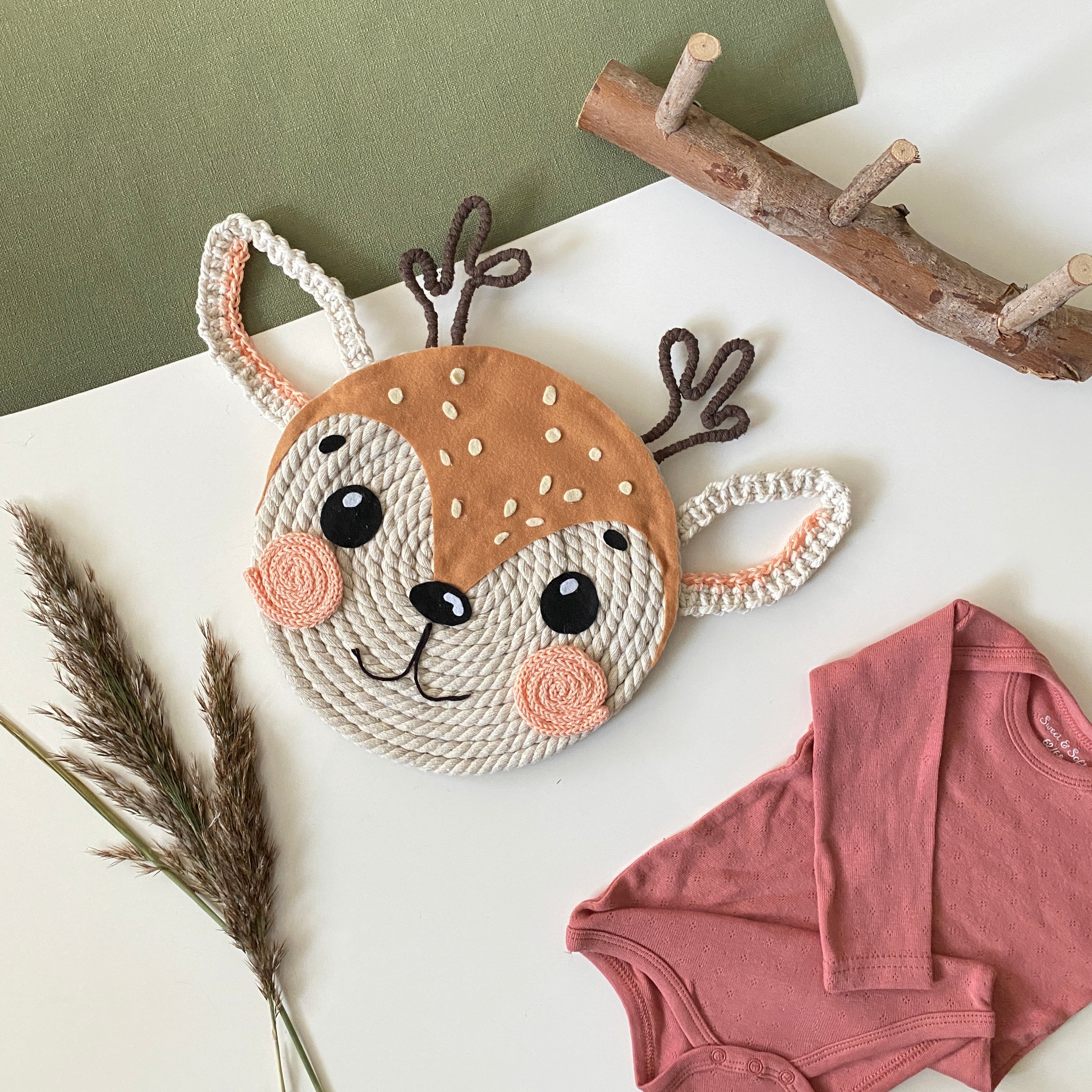 Wanddecoratie Hertje Mia