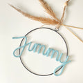 Wandhanger metaal met naam