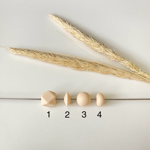 Ontwerp speenkoord in stijl geboortekaartje