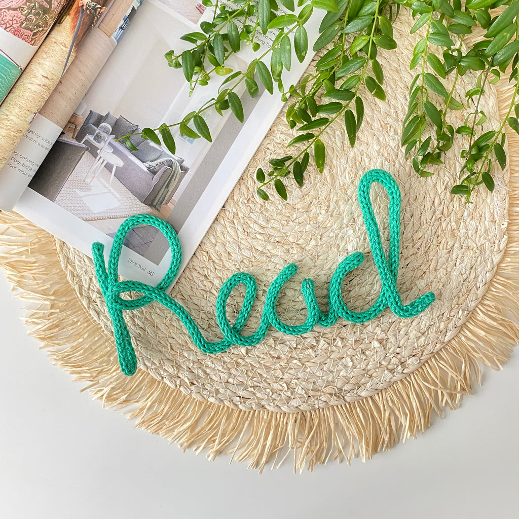 Naamhanger Grote letters