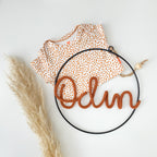 Wandhanger metaal met naam
