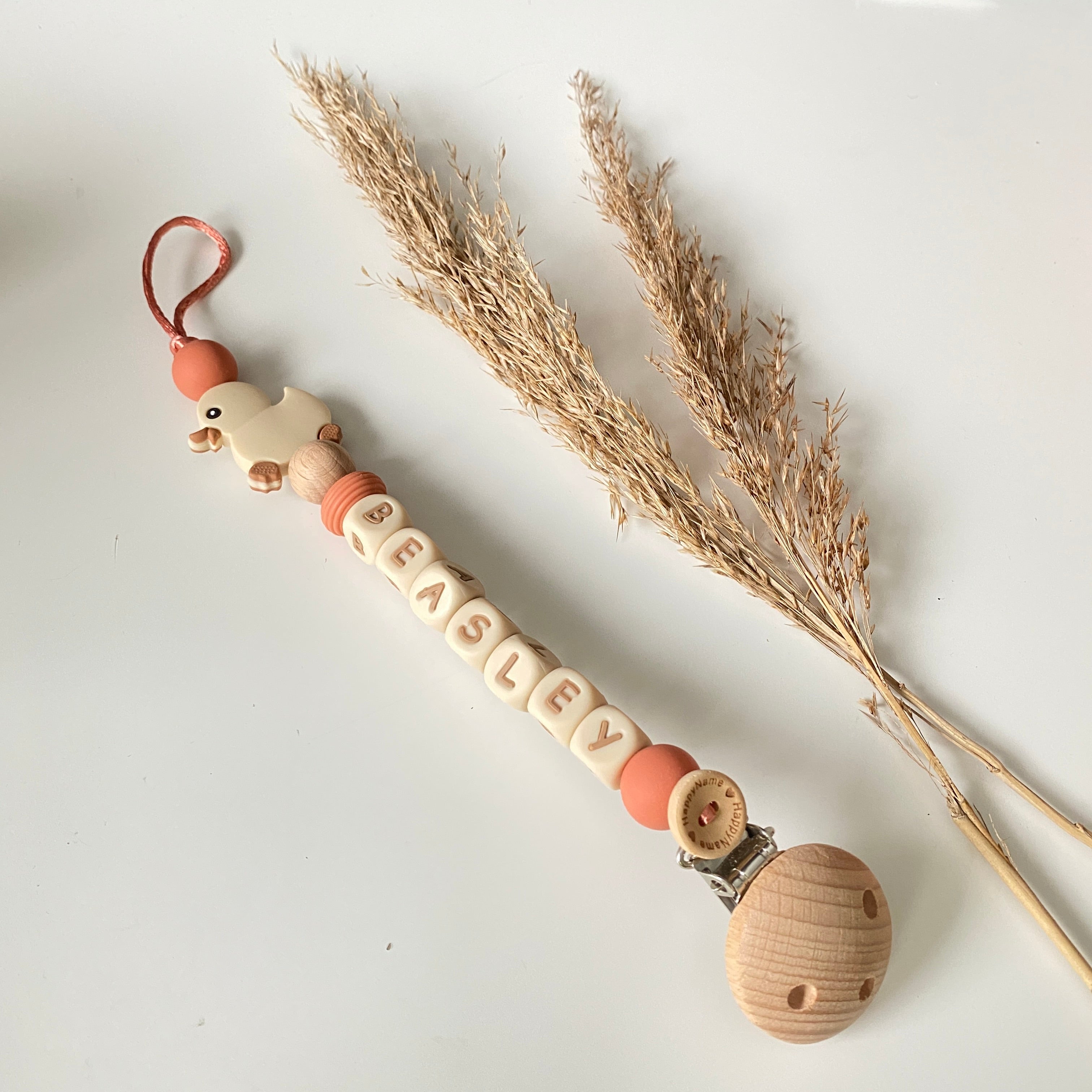 Speenkoord (met naam) Eend