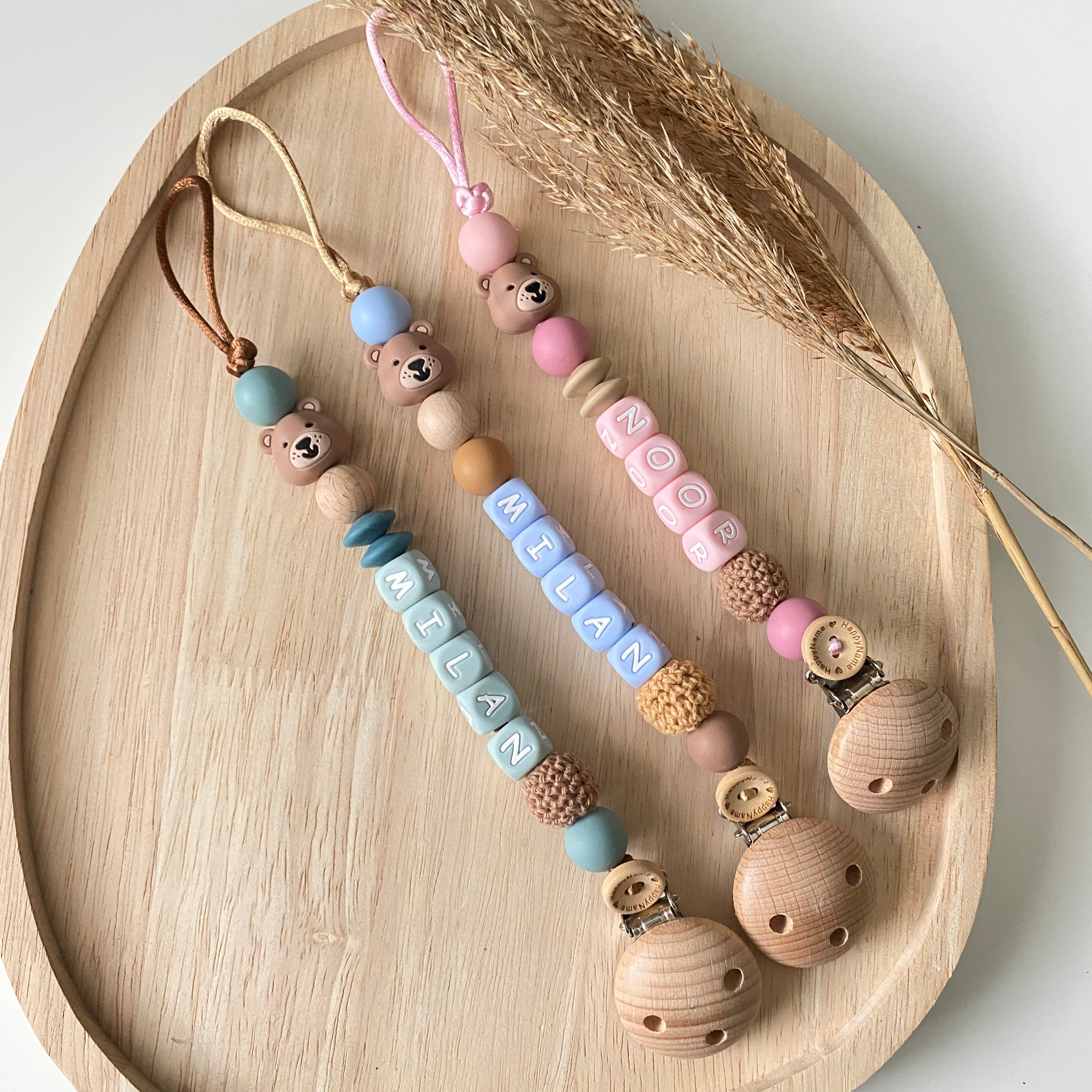 Speenkoord met naam Beer