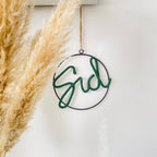 Wandhanger metaal met naam