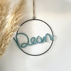 Wandhanger metaal met naam